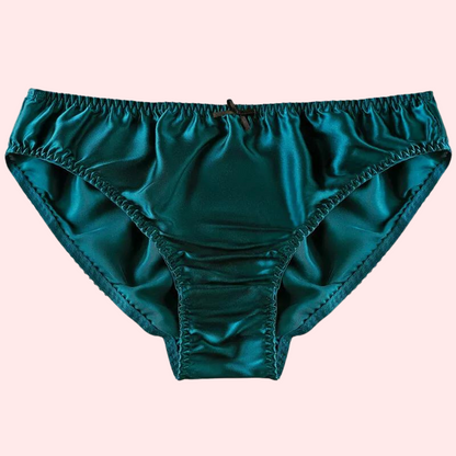 Curve&Co Ultra Luxury Silk Satin Lace Briefs Gift Box
