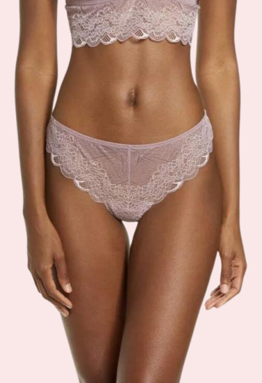 Curve&Co Ultra Luxury Silk Satin Lace Briefs Gift Box