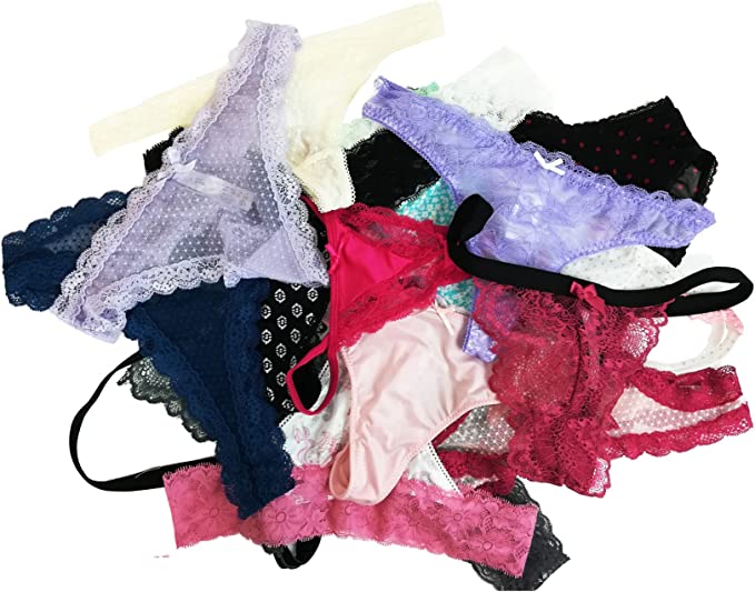 Mix Assorted Thongs for Women's (Pack of 10)