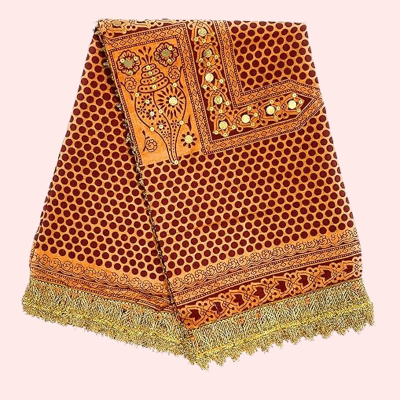 Fashion & Heritage Women’s Solid Cotton Pichora Elegant Dupatta