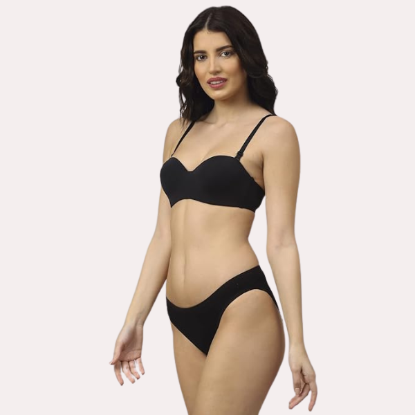 Casual Cotton Comfort Bra Panty Set Pack of 2