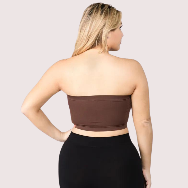 Sexy Tube Bandeau Bra Tops for Women Pack of 2