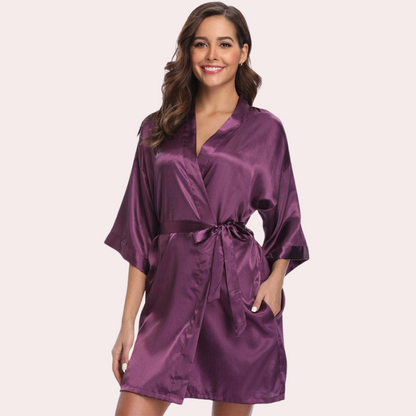 Lavish Silk Robe Perfect for Evening Soirées