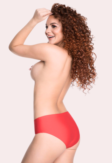 Curve&Co Red Seamless Panties