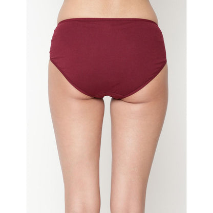 Comfy Snazzy Way Women's Best Fitting Plus Size Maroon Cotton Panties Pack of 2