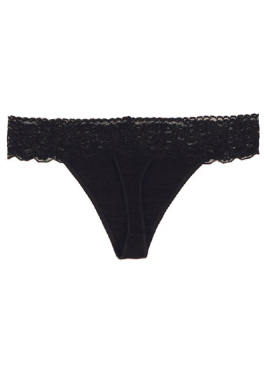 No Secret Low Rise V Shape Lace Thong Panty