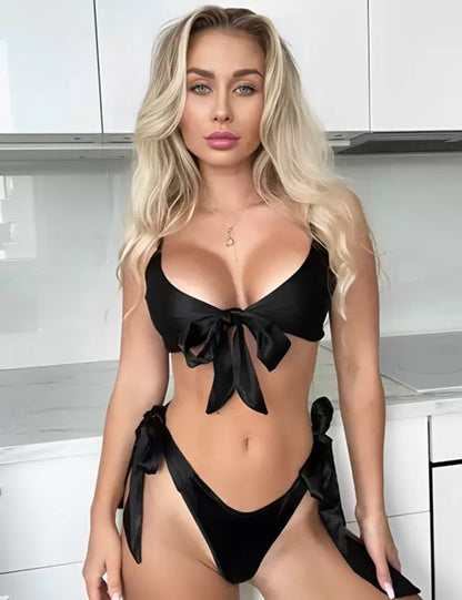 Seductive Satin Lingerie For Her