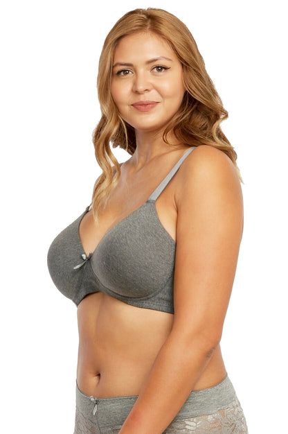 No Wire Full Cup Light Padded Bra Pack Of 2