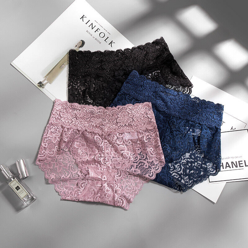 Women's Beautiful Lace Panties Pack of 3