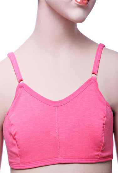 Girl’s Cotton Cute Bow Front Everyday Bra Pack of 2