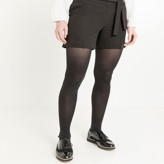 Grain De Malice Lycra Everyday Control Top Grey Pantyhose
