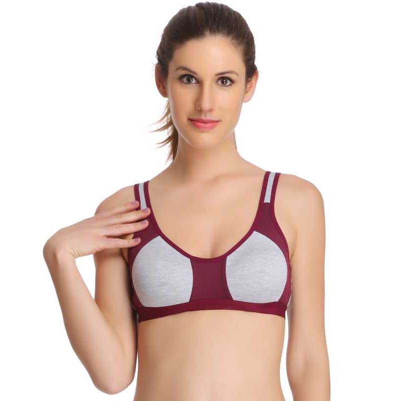 Medium Impact Non Padded Sports Bra Pack Of 3