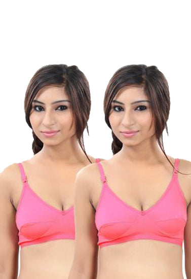 Women's Superb Cotton Comfort Bra Pack of 2