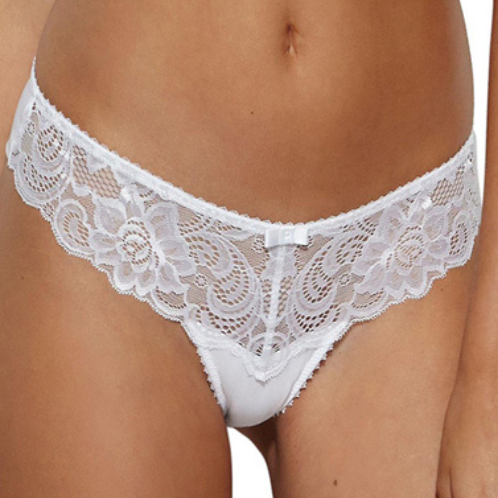Embrace Thong With Attached Cute Bow Pack of 2