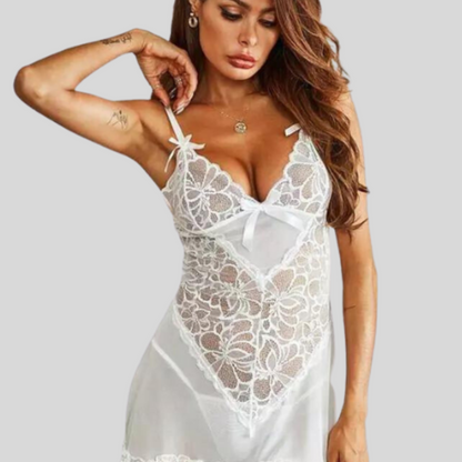 Alluring Lace Seductress Babydoll Nightwear