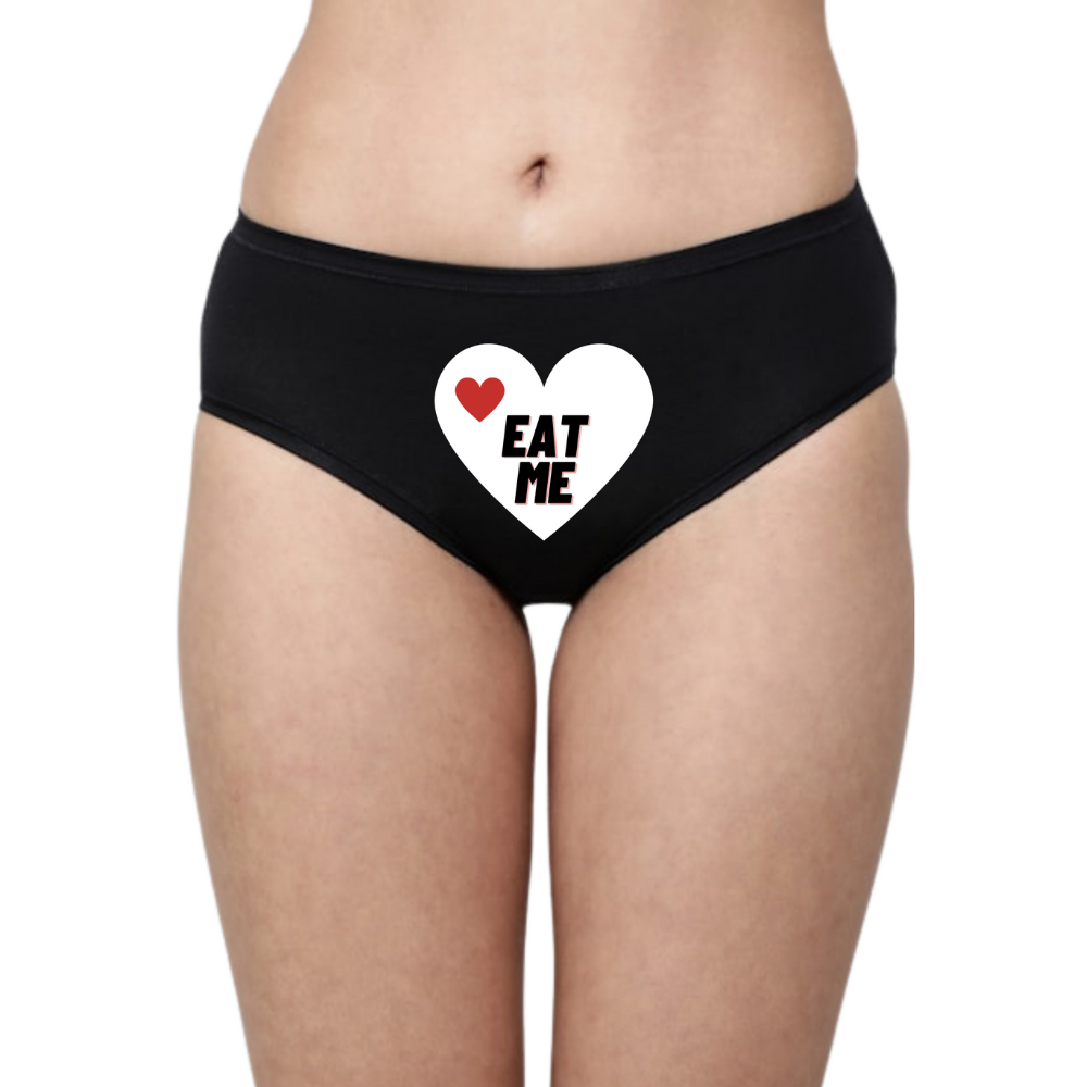 Eat Me Printed Hipster Panty Gift Pack