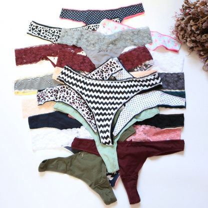 Sexy Thong Panties Variety Pack of 7