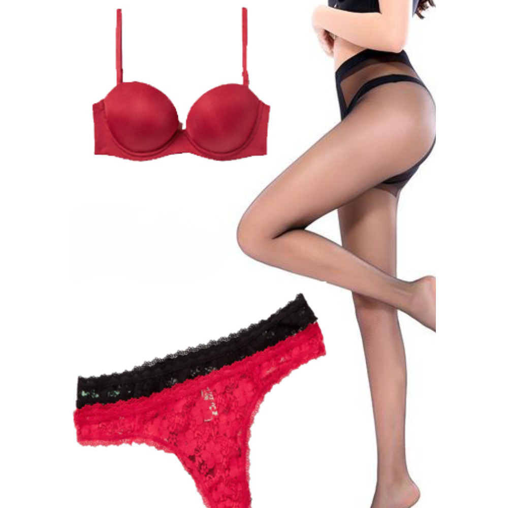 Value Sexy & Sultry Look Lingerie Set Pack Of 3