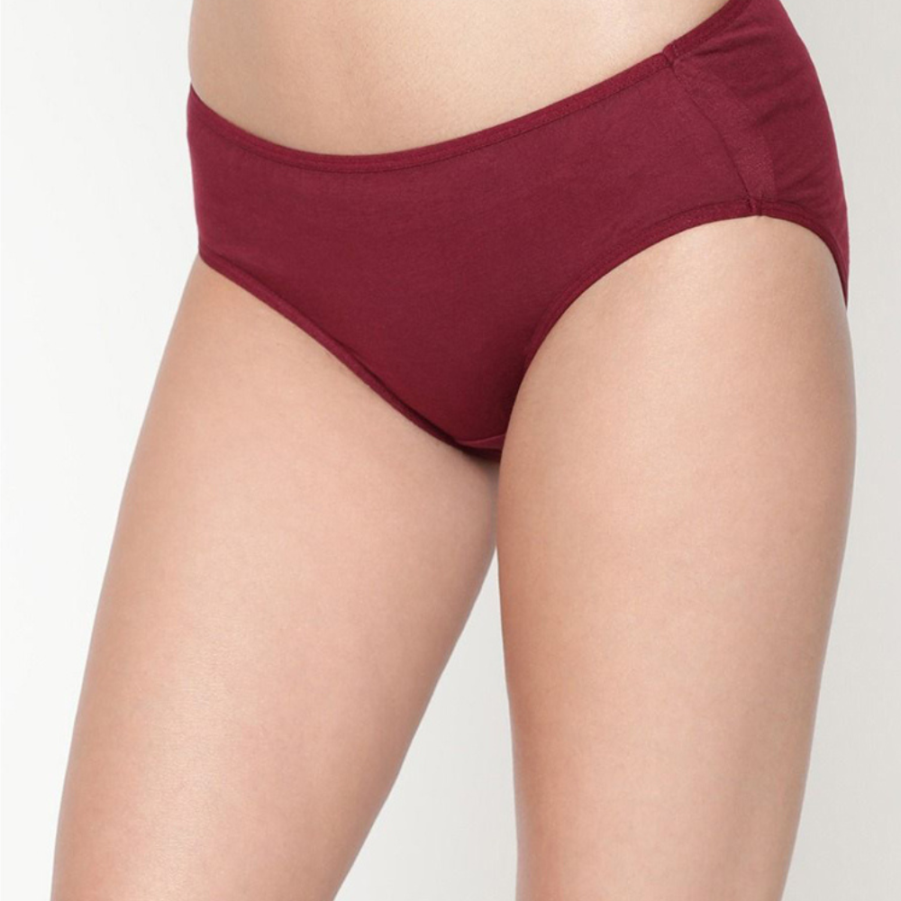 Comfy Snazzy Way Women's Best Fitting Plus Size Maroon Cotton Panties Pack of 2