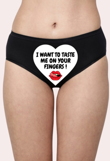 Customized Temptation Panty A Secret Message