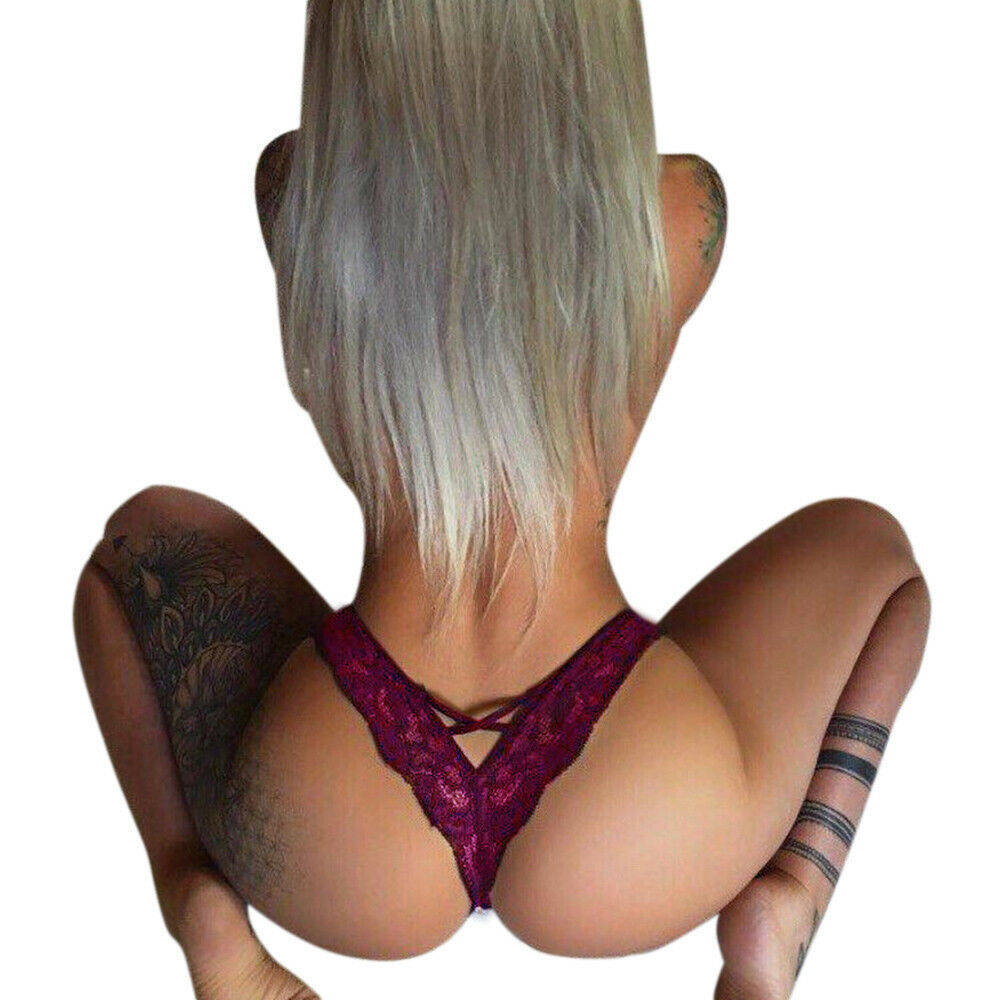 Elegant Lace Thongs Underwear Pack of 4