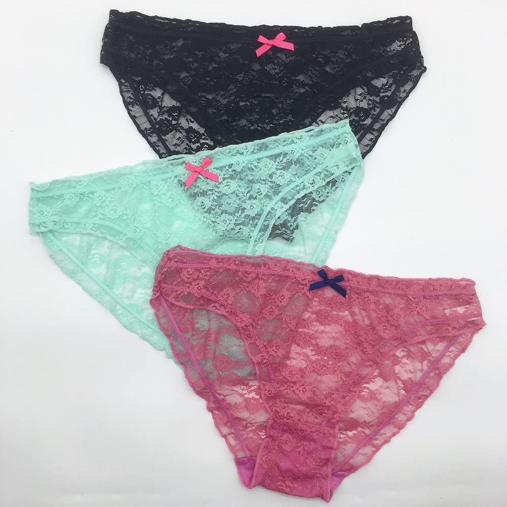 Low Rise Lace Panties Set Pack of 4