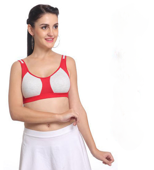 Non Padded medium impact Sports bra ( 2 Pack )