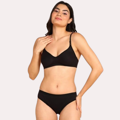 Breathable Cotton Lingerie Set for Her Pack of 2