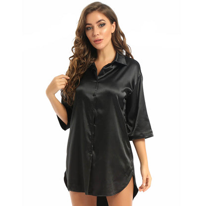 Luxury Japanees Satin Loung Sleep Dress