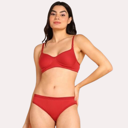 Soft Cotton Lingerie Set For Her Pack of 2