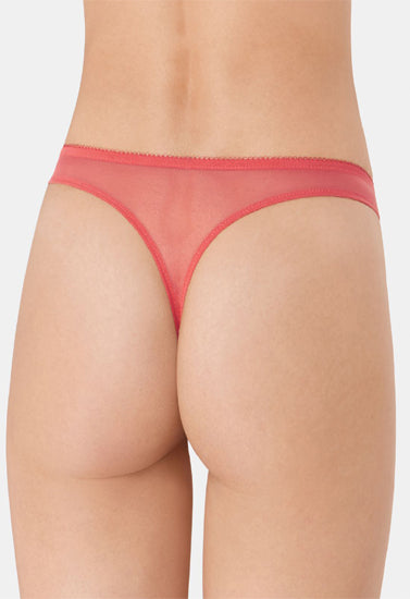 Princess Dream Spotlight Coral Fishnet Lace Thong