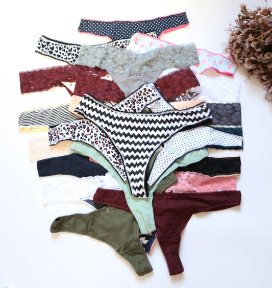 Sexy Thong Panties Variety Pack of 7