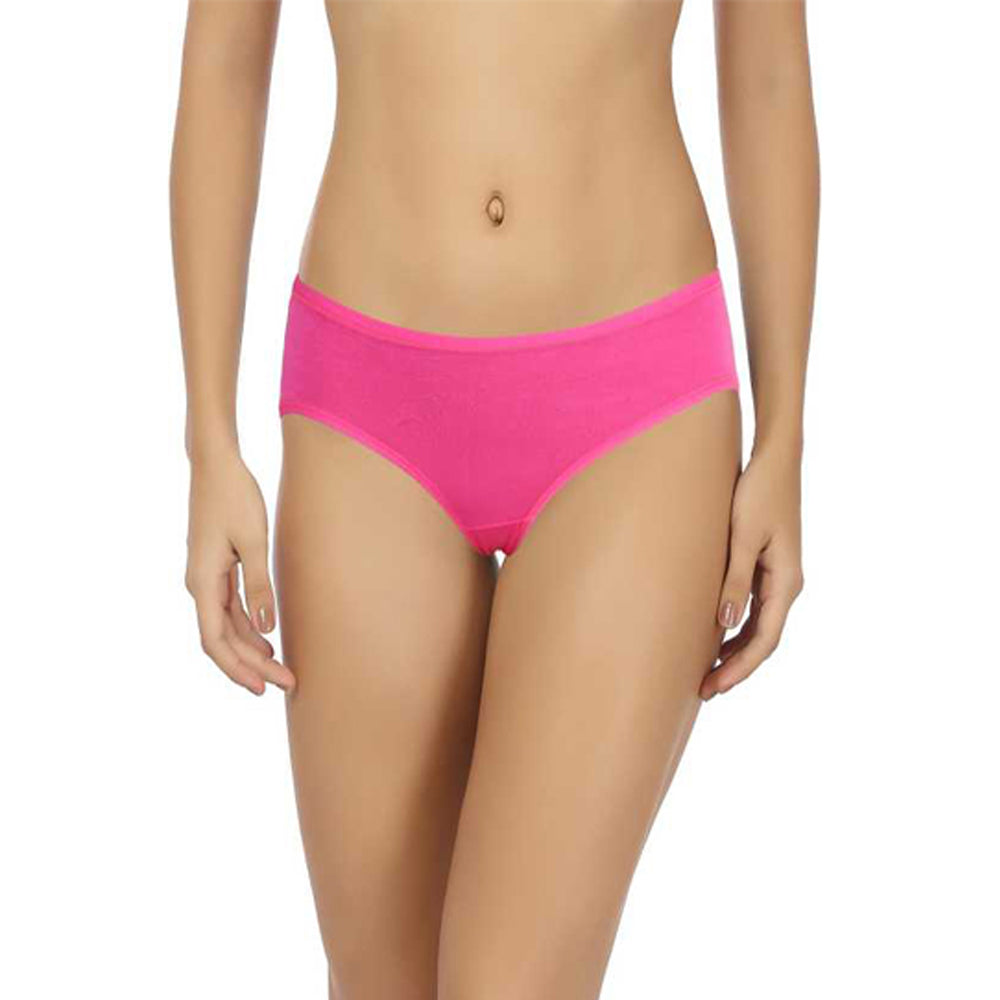 Plus Size Pure Magenta Cotton Panties Pack of 2