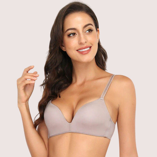 Curve&Co 2 Pack Luxury Seamless Padded Non-Wired Push-Up Bra