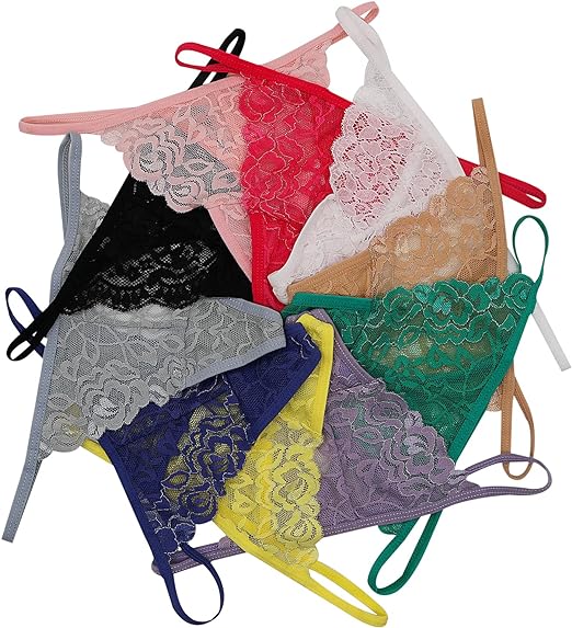 Lace G-Strings for Everyday Luxury Pack of 4