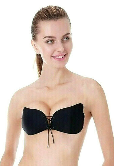 Non-Wired Padded Stick-On Push-Up Bra Pack of 2