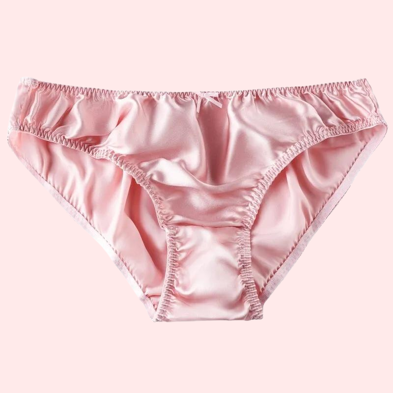 Curve&Co Luxury Silk Panties Cheeky Bow Gift Box