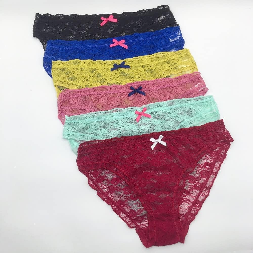 Low Rise Lace Panties Set Pack of 4