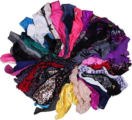 Variety Women G-String Thong Panties Pack of 8