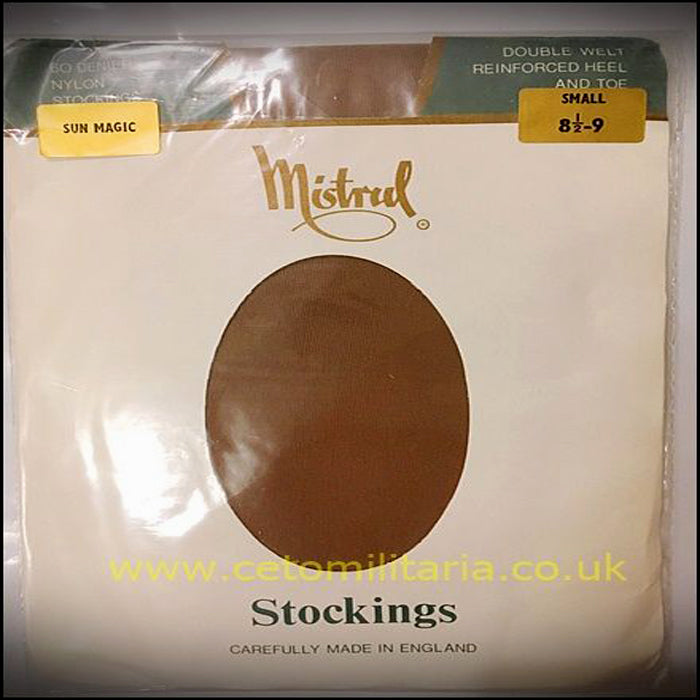 Mistral 60denier Double Welt Reinforced Heel & Toe Stockings