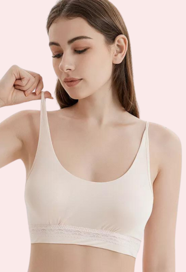 Soft Light Sports Bras for Young Girls Pack of 2