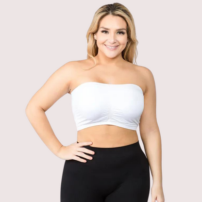 Tube Bandeau Bra Tops for Women Pack of 2