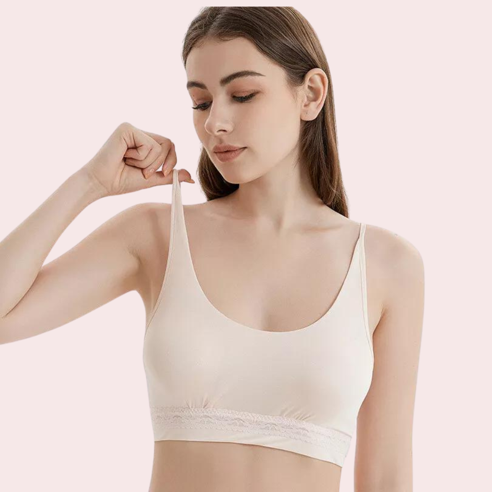 Soft Light Sports Bras for Young Girls Pack of 2