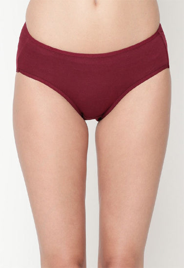 Comfy Snazzy Way Women's Best Fitting Plus Size Maroon Cotton Panties Pack of 2