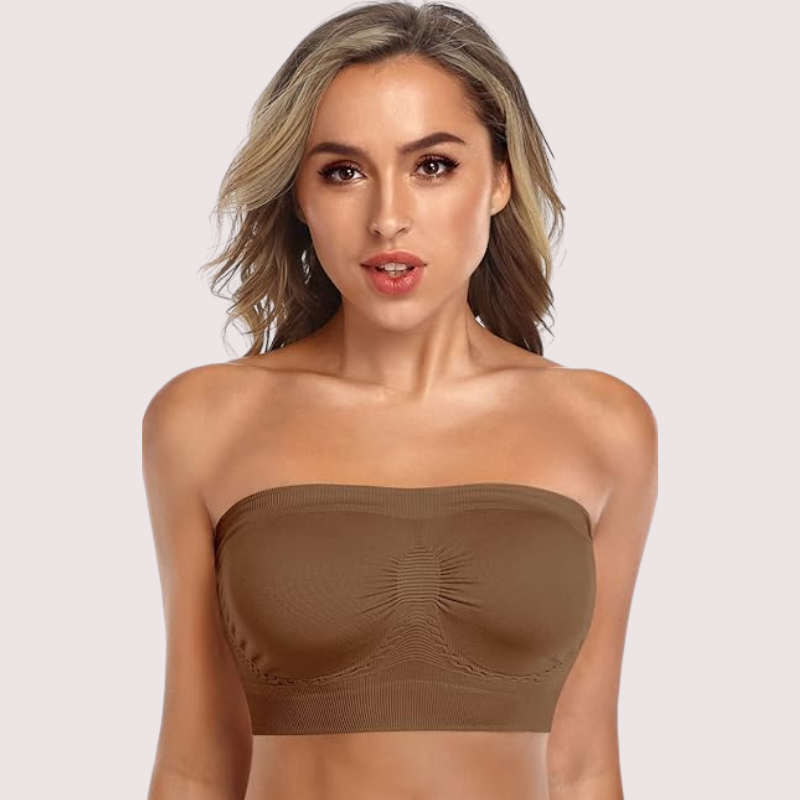 Non-Padded Strapless Tube Bras Pack of 2