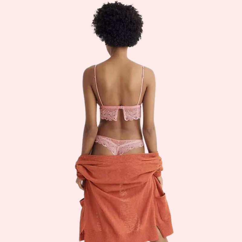 Curve&Co Ultra Luxury Silk Satin Lace Briefs Gift Box