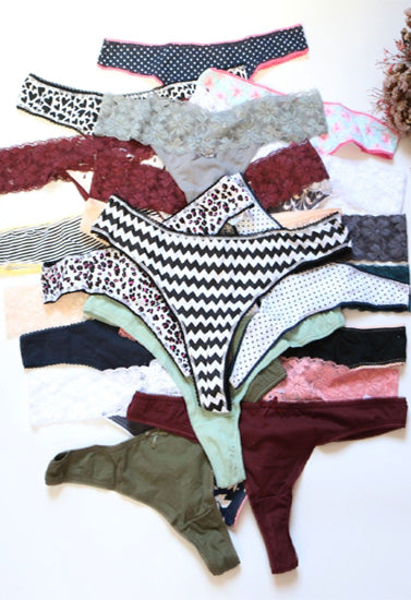 Sexy Thong Panties Variety Pack of 7