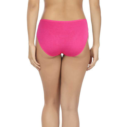 Plus Size Pure Magenta Cotton Panties Pack of 2