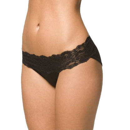 Cheeky Black Lace Transparent Panty