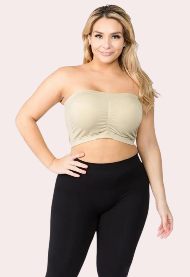 Sexy Tube Bandeau Bra Tops for Women Pack of 2